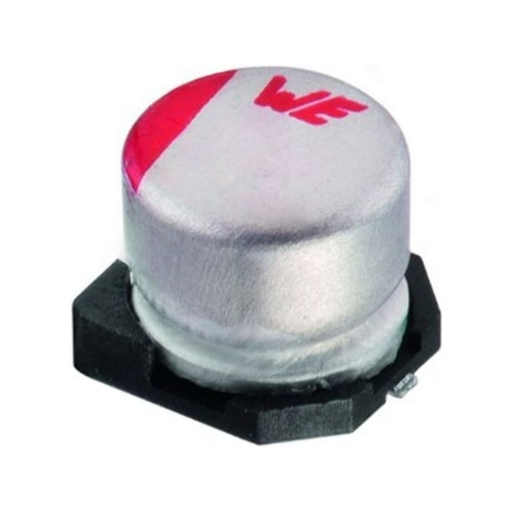 Pack of 4 865080545012 Capacitor 100 µF 35 V Aluminum Electrolytic Capacitors Radial, Can - SMD 2000 Hrs @ 105°C