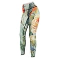 thumbnail image 6 of Vintage Flower High Waisted Leggings for Women Regular & Plus - No See Through Tummy Control Cycling Workout Yoga Pants without Pockets L, 6 of 6