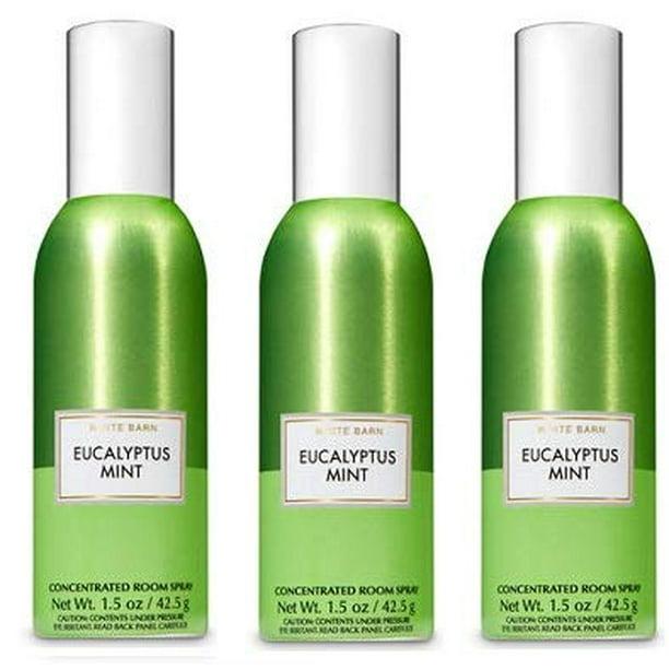 Bath and Body Works 3 Pack Eucalyptus Mint Room Spray 1.5 Oz. Walmart