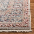 thumbnail image 3 of SAFAVIEH Kenitra Flowers Oriental Polyester Runner Rug, Grey/Blue, 2'2" x 8', 3 of 7