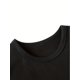 thumbnail image 4 of MILKYSHIP Boys' Casual Crew Neck Polyester T-Shirt with 'I'm Not Spoiled, My Grandma Just Loves Me' Print, Regular Fit Knit Fabric Top with Applique, Slight Stretch Alphabet Pattern Tee for Children, 4 of 7