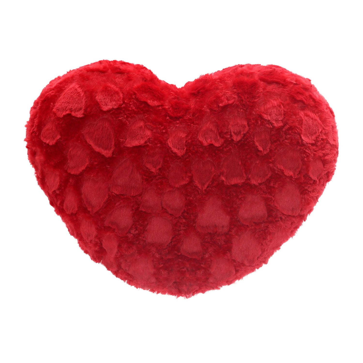 Façon de célébrer la Valentin Big Heart Xo Pillow, rouge