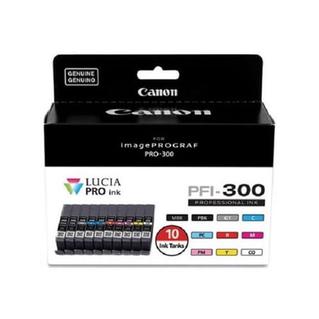UPC: 0660685215474 | Canon CNM4192C007 PFI-300 Inkjet Printer  Multi Color – Pack of 10