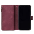 thumbnail image 4 of iPhone 11 Wallet Case, Dteck Soft Leather Zipper Wallet Case Magnetic Buckle Horizontal Flip Cover with 5 Card Slots/Photo Pocks For Apple iPhone 11 6.1 inch 2019, Winered, 4 of 8