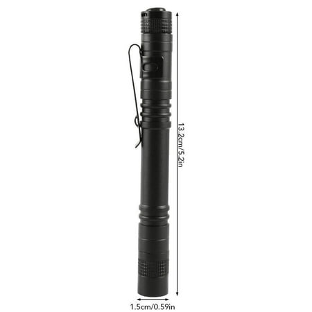 Mini Flashlight AAA CREE XPE-R3 2000 Lumens Ultra Bright LED Pen light Pocket Clip Tactical Torch (Best Tactical Pocket Flashlight)