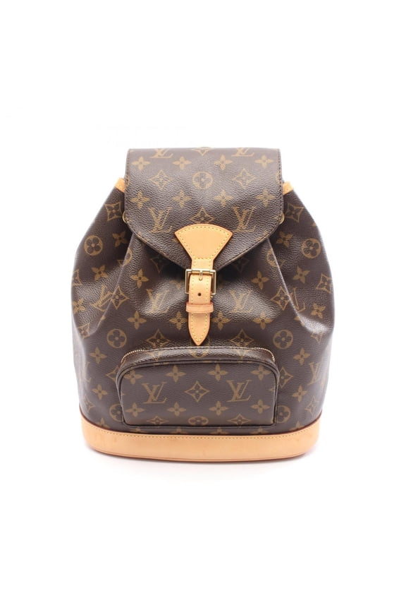 Pre-Owned Louis Vuitton Montsouris MM Monogram Backpack, Coated Canvas and Leather,... (Good)