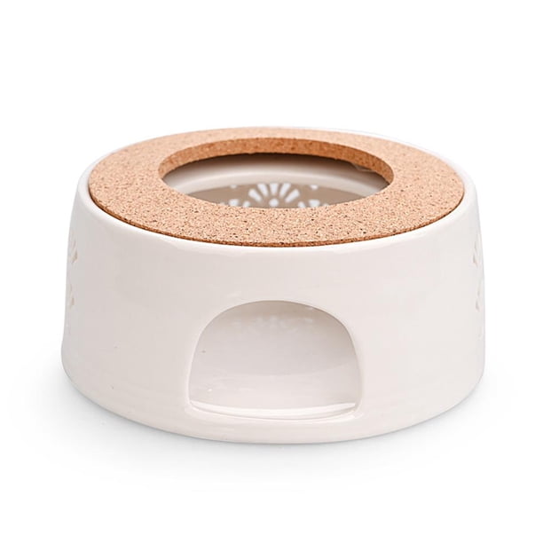 Calefacción Para Servicio De Té, Tetera Caliente, Estufa De Calefacción De Cerámica, Horno De Vela, Tetera Blanca De Cerámica Inevent HA045000-01