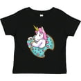 thumbnail image 3 of Inktastic Unicorn Donut Boys or Girls Toddler T-Shirt, 3 of 5