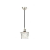 616-1P-PN-G402 Innovations Lighting Niagra - 1 Light Cord Hung Mini Pendant In Industrial Style-9.25 Inches Tall and 6.5 Inches Wide-Polished Nickel