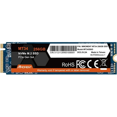 NVMe M.2 2280 PCIe Gen 3x4 Solid State Drive Internal SSD MT34 256GB Walmart