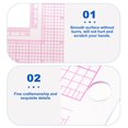 thumbnail image 3 of HLONK 2pcs Plastic Sewing Ruler L Square Ruler Professional Tailor Sewing Ruler, 3 of 6
