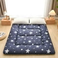 thumbnail image 2 of Lovote 4" Thick Floor Mattress - Japanese Futon Tatami Pad, Roll-Up Sleeping Mat for Guest/Bedroom, 2 of 7