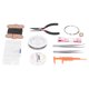 thumbnail image 5 of Jewelry Making Tool, Eye Screws Easy To Operate Measuring Tape Hook Buckle Set With Iron Rings For DIY Crafts ANGGREK Plata, 5 of 8