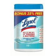 Lysol Disinfecting Wipes, Ocean Fresh, 80+30ct