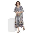 thumbnail image 5 of Gypsie Blu Women's Plus Size Kaftan Dresses Printed Long Maxi Dress for Ladies Girls, 5 of 6