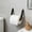 Black, variant on EDHITNR Under Cabinet Paper Towel Holder, Leather Strap with Wooden Rod for Kitchen Bathroom in Color Options, Rural Style Tissue Dispenser with Easy Install