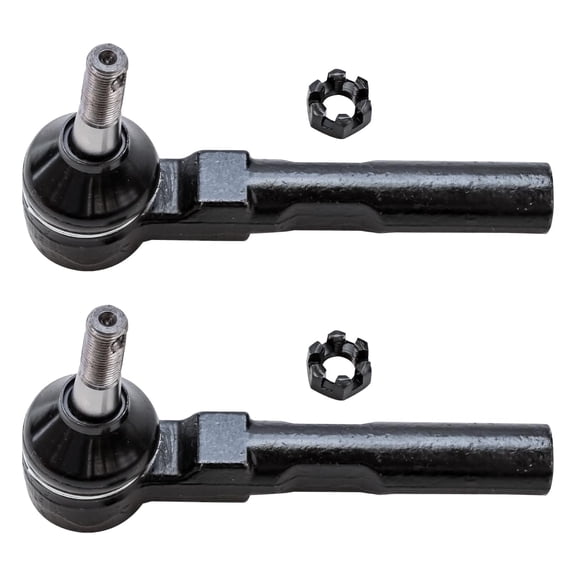 Detroit Axle - Pair Front Outer Tie Rods for 1999-2006 Chevrolet Silverado 1500 GMC Sierra 1500, 2000 2001 2002 2003 2004 2005