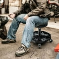 thumbnail image 3 of Pneumatic Rolling Mechanic Stool with Padded Seat - 330 lbs Capacity, 3 of 12