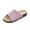 Pink_022, variant on Women’s Hollow Mesh Wide Strap Cork Footbed Slide Sandals, Open Toe Slip On Lightweight Casual Summer Cork Sole Slides Red 5.5（EU-36）