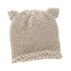 thumbnail image 4 of Cute Knit Crochet hat para Bebés Niñas Niños - Beige, 4 of 8