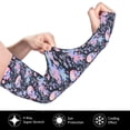 thumbnail image 3 of Daiia cool Skull flower UV Sun Protection Arm Sleeves - Cooling Compression Arm Sleeve - Sports & UV Arm Sleeves for Men & Women, 3 of 8