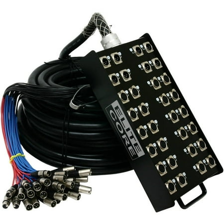 Elite Core 100' ft Stage Snake 24 x 8 PS248100 LIFETIME WARRANTY