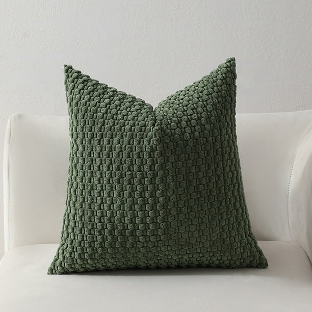 Soft Weave Pillowcases Standard Size Breathable Face Friendly Pillow Shams Decorative Weave Pillow Case Covers