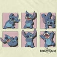 thumbnail image 2 of Men's Lilo & Stitch Poses in Pink Panels Graphic Tee Beige Small, 2 of 4