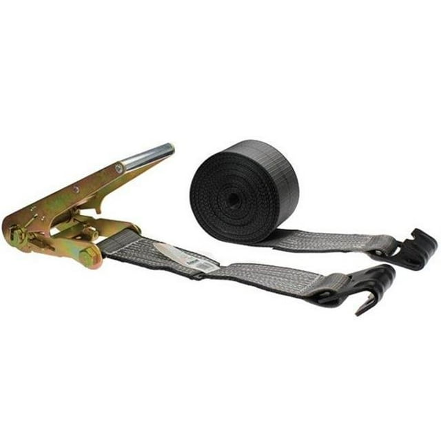 Ancra & S-Line 557-60 Ratchet with Long Handle & Flat Hooks 2 in. x 60 ft.