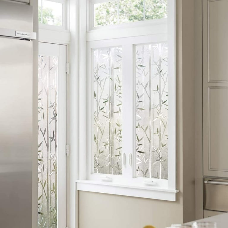 Blackout Window Film, Electrostatic Adhesive Privacy Window Film