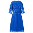 thumbnail image 4 of Elegant Women's Casual Dress Plus Size Lace Two Piece Outfit for Evening Party or, 4 of 4