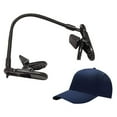 thumbnail image 2 of 4pcs Cap Retainer Clip Flexible Adjustable Hat Windproof Retainer Lightweight Outdoor Cap Keeper Strap for Fishing Cycling Riding Hiking, 2 of 9