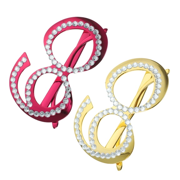 LOLIPPYY Funny 60th Birthday Glasses Multi Color Photo Booth Prop for Party Accessories