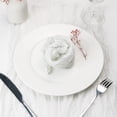 thumbnail image 4 of Holzlrgus Cheesecloth Napkins Set of 6, 20 x 20 Inch Gauze Dinner Cloth Napkins, Handmade Square Rustic Table Napkins for Parties Weddings Event Family Dinner Boho Boho Decoration, White, 4 of 7