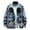 Blue, variant on Mens Winter Jacket Men'S Loose Fit Workwear Denim Jacket Spring Long Sleeve Large Size Reversible Collar Denim Coat Handsome Outfits Black 4Xl