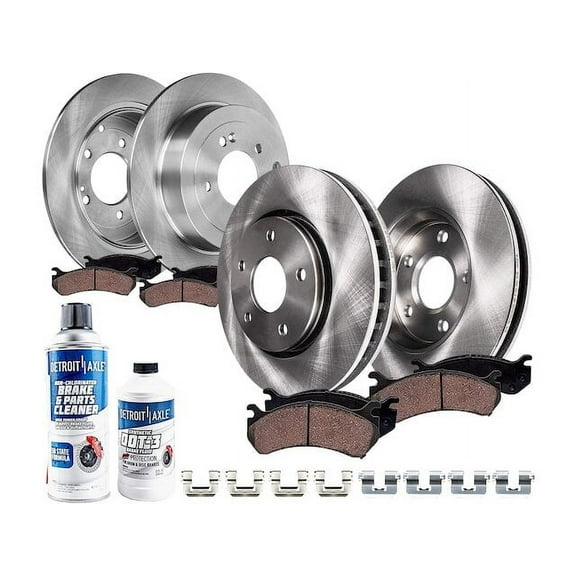 Front and Rear Brake Pad and Rotor Kit - Compatible with 2017 - 2021 Kia Sportage 2018 2019 2020