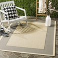 thumbnail image 5 of Safavieh Courtyard Grey Indoor Outdoor Rug - Runner 2'4" x 12', 5 of 5