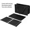 thumbnail image 3 of Tactical Camping Storage Bag - 46L Utility Tote Bag Trunk Organizer (Black), 3 of 10