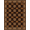 Brown, Pattern 19, variant on ODIKA 8'x10' Washable Area Rug Durable, Non-Slip Throw Retro Large Faded Ornamental Details Couch Checkered Door for Living Room, Under Sectional, Family
