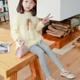 thumbnail image 6 of Girls Thicken Leggings Elastic Tight Pants Warm Thermal Pants 2-8T, 6 of 6