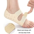 thumbnail image 4 of 1pair Plantar Fasciitis Relief Heel Protectors Shockproof Achilles Tendonitis Heel Support Cushion Adjustable Heel Inserts Pads, 4 of 7