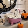 thumbnail image 5 of Bathing Skeleton Bathtub Decor Ornament–Quirky Halloween & Gothic Style Home, 5 of 5