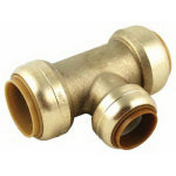 SharkBite U416LFA Lead-Free Brass Push-Fit Reducing Tee, 1" x 1" x 3/4", Each