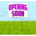 thumbnail image 1 of Opening Soon (18" x 24") Yard Sign, Includes Metal Step Stake, 1 of 6