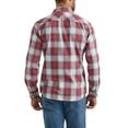 thumbnail image 4 of Wrangler® Men's Slim Fit Long Sleeve Woven Twill Shirt with Sunglasses Cleaner, Sizes S-5XL, 4 of 5