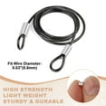 thumbnail image 4 of Uxcell Aluminum Crimping Loop Sleeve Wire Rope Stop Sleeve Round Crimp Ferrules for Wire Rope 0.04 inch, 4 of 7