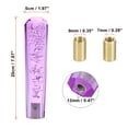 thumbnail image 3 of Universal 20cm Purple Gear Shift Knob Stick Manual Gear Shifter Decor Replacement, 3 of 6