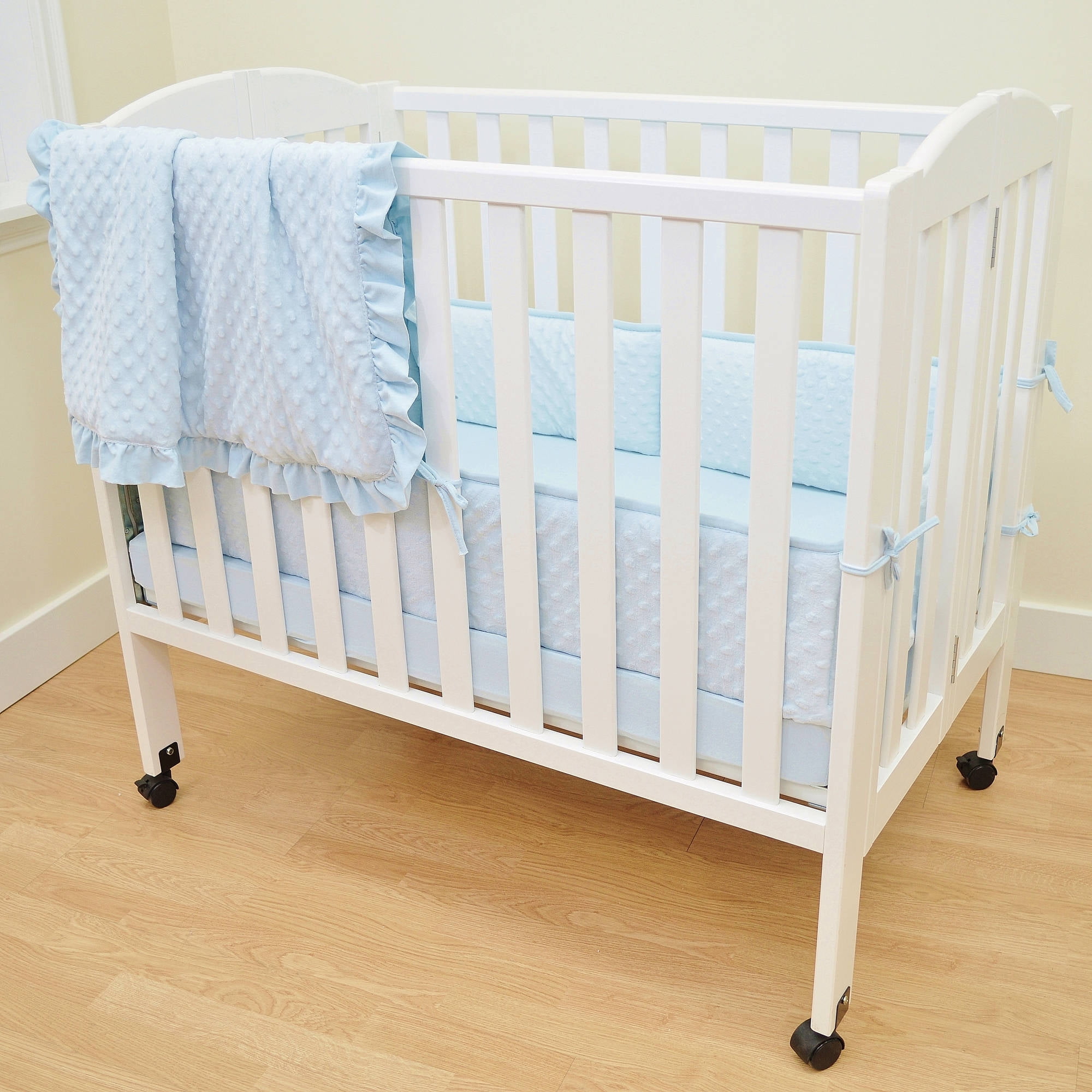 minky crib bumper