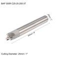 thumbnail image 2 of Unique Bargains 1' x 8' Indexable End Mills 3 Flute 90 Degree BAP300R R0.8 for APMT1135 Insert, 2 of 3