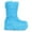 Blue, variant on Ellie Shoe E-500-FUZZ  5" Chunky Heel Platform Boot with faux fur 6 / Black